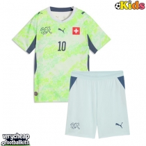 Switzerland Granit Xhaka #10 Replica Away Minikit World Cup 2026 Short Sleeve (+ pants)